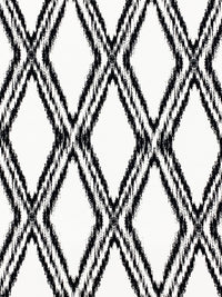 White/Black Polyester/Lycra Rugged Diamond Print ITY Knit - NY Designer - 56W