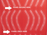 SOLD BY THE PANEL ONLY - Strawberry Red/White Polyester/Lycra Novelty Pattern Piece ITY Knit - NY Designer - 58W