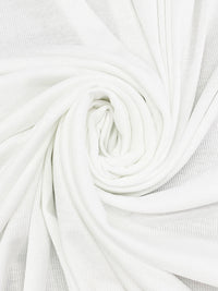 Eggshell Polyester/Lycra Brushed Rib Knit 54W