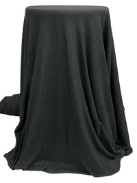 Charcoal Gray Polyester/Lycra Brushed Rib Knit 56W