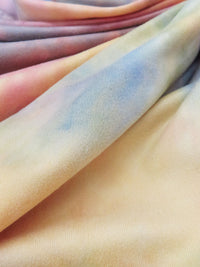 Parmesan Yellow/Amaranth Pink/Cerulean Frost/Multi Polyester/Lycra Tie-Dyed Double Brushed Knit 58W