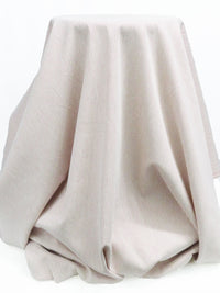 White/Rose Red Cotton/Polyester Vertical Stripe Weave Denim Twill 50W