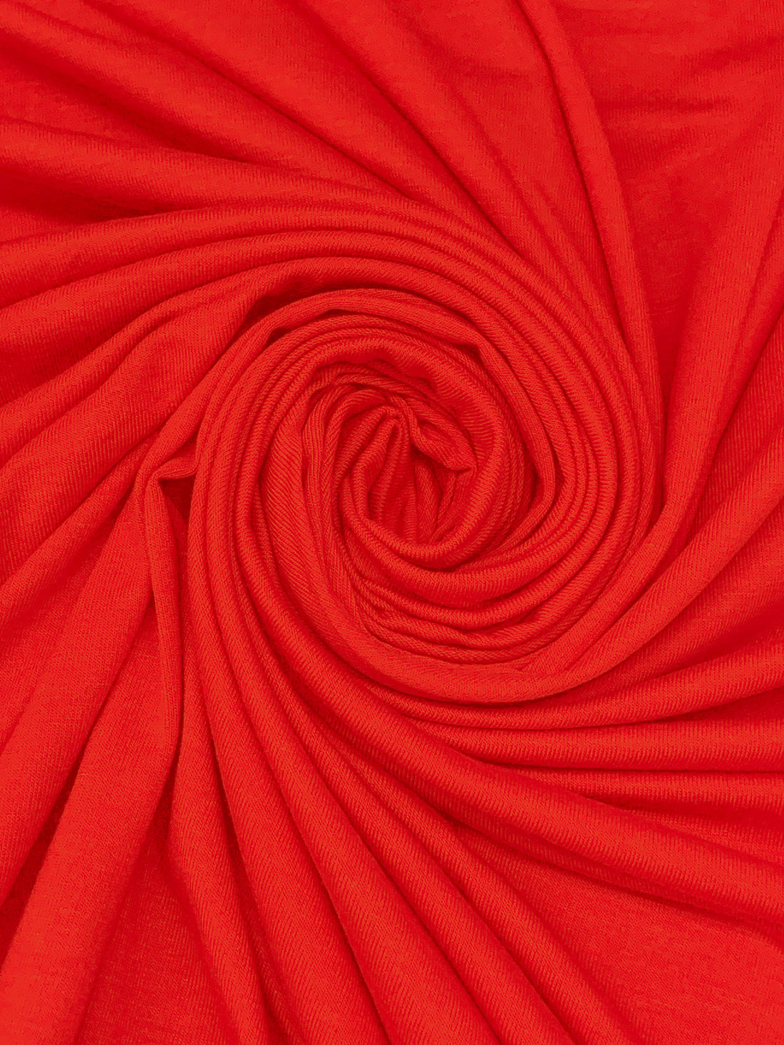 Vivid Fire Engine Red Rayon/Lycra Jersey Knit 60W