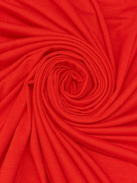 Vivid Fire Engine Red Rayon/Lycra Jersey Knit 60W