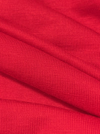 Medium Candy Apple Red Rayon/Lycra Jersey Knit 58W