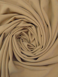 Pale Brown Polyester/Lycra Crepe Knit 58W
