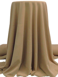 Pale Brown Polyester/Lycra Crepe Knit 58W