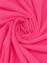 Strawberry Pink Polyester/Lycra Crepe Techno Knit 58W