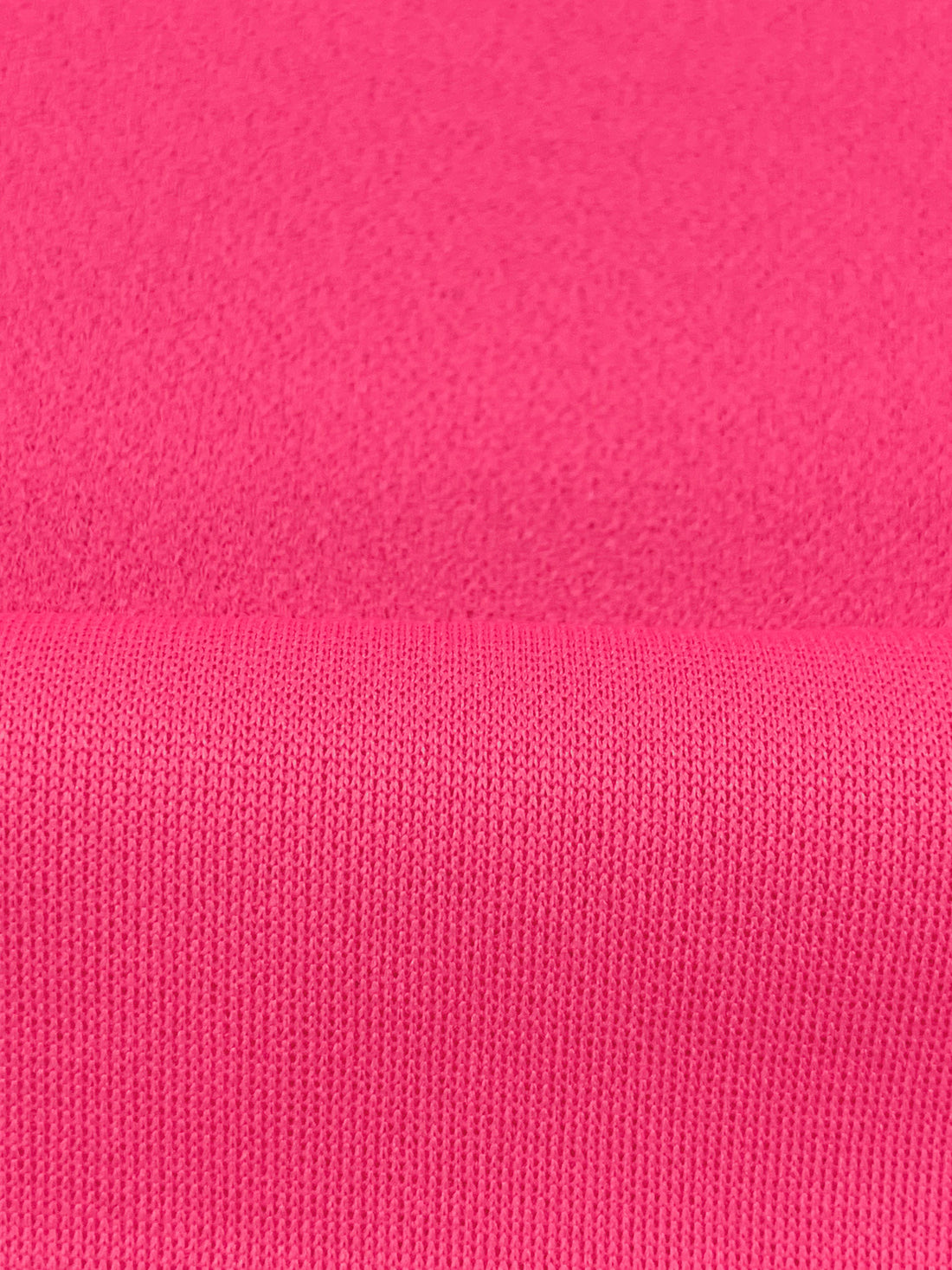 Strawberry Pink Polyester/Lycra Crepe Techno Knit 58W