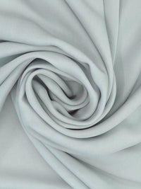 Ash Gray 100% Silk Double Georgette - NY Designer - 43W