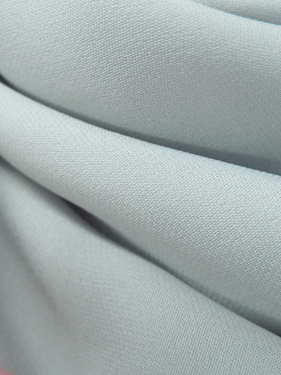 Ash Gray 100% Silk Double Georgette - NY Designer - 43W