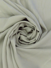 Pastel Gray 100% Silk Double Georgette - NY Designer - 43W