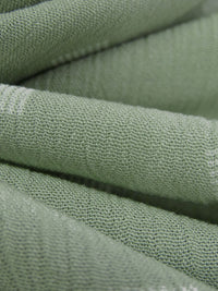 Misty Green/White 100% Rayon Scattered Boxes Print Crinkle Challis 52W