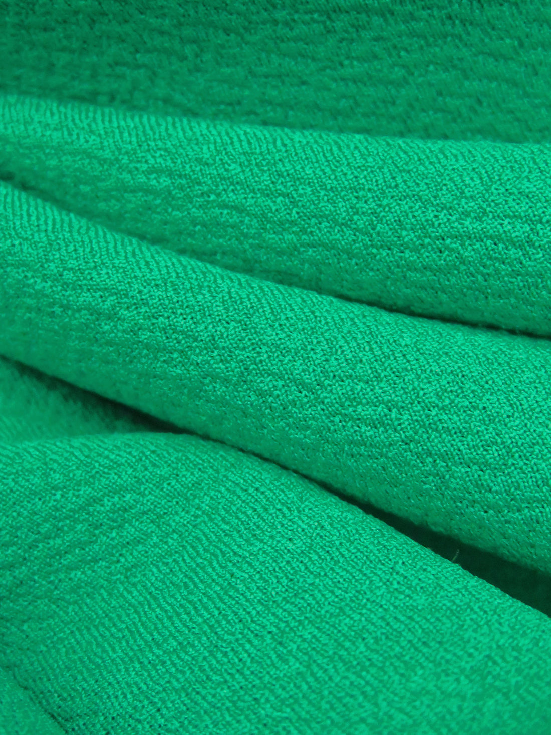 Spanish Green Polyester/Lycra Liverpool Double Knit 58W