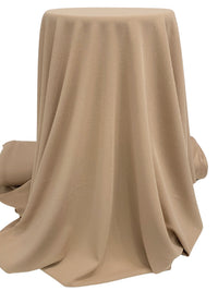 Tan Polyester/Lycra Liverpool Double Knit 58W
