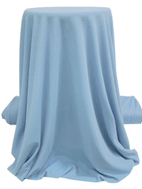 Light Steel Blue Polyester/Lycra Liverpool Double Knit 58W