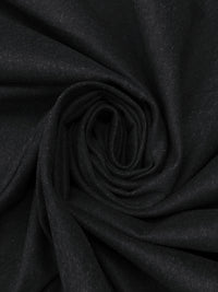 Muted Cool Black Cotton/Lycra Brushed Stretch Denim Sateen - NY Designer - 56W