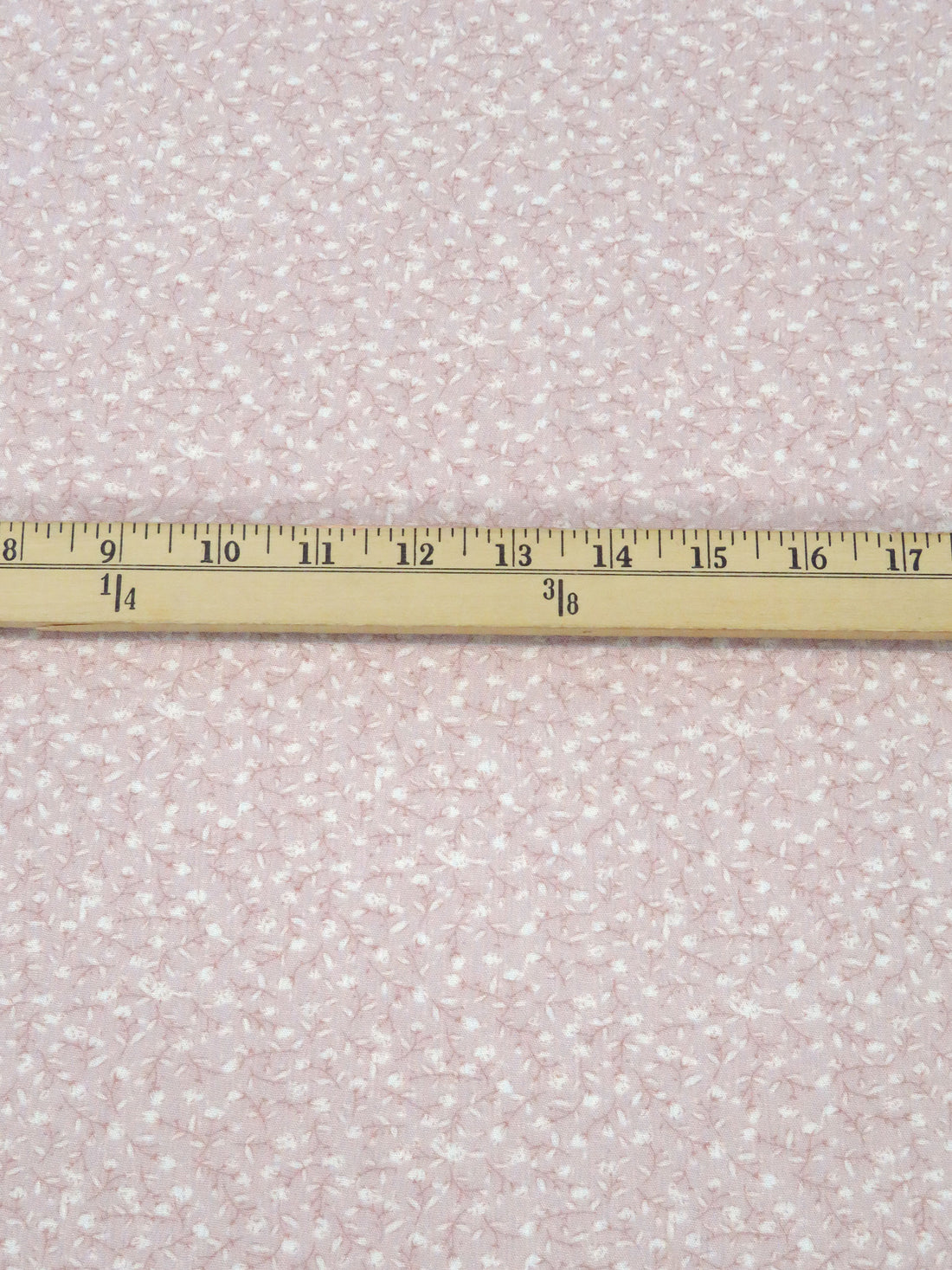 Dust Storm Pink/White/Pale Chestnut 100% Rayon Faded Floral Print Crinkle Challis 52W