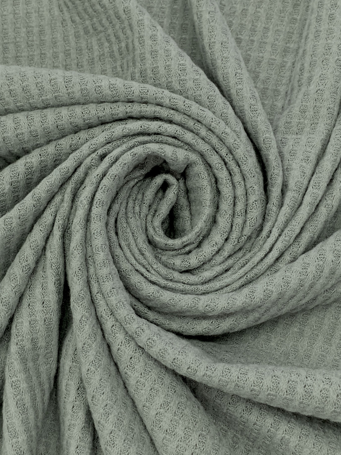 Vintage Gray Polyester/Rayon/Lycra Brushed Waffle Sweater Knit 56W