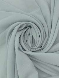 Arctic Pebble Gray 100% Polyester Georgette - Norma Kamali - 54W