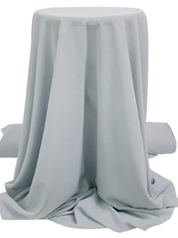 Arctic Pebble Gray 100% Polyester Georgette - Norma Kamali - 54W