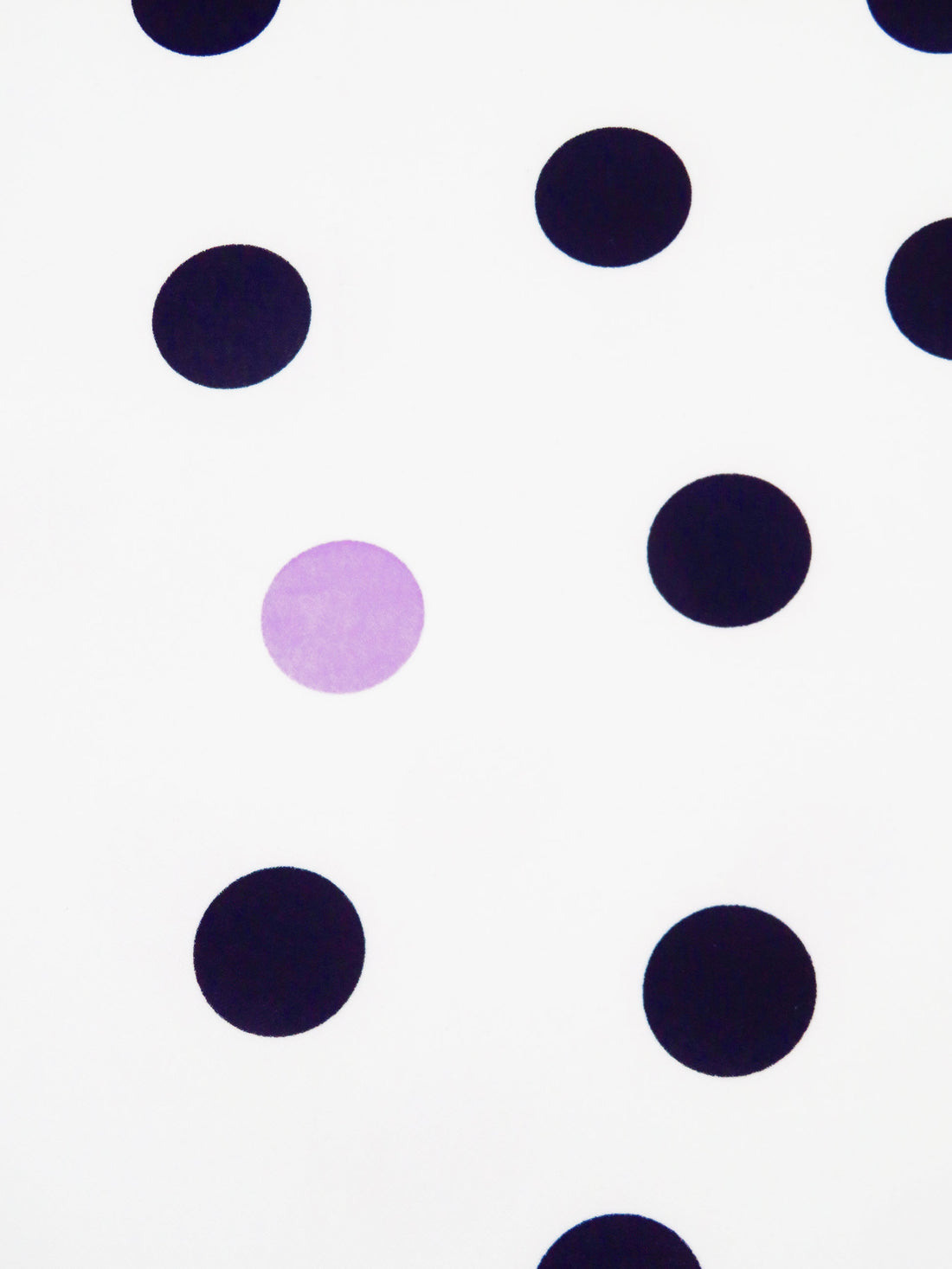 Off-White/Midnight Navy/Wisteria Polyester/Lycra Scattered Dot Print Crepe Double Knit 56W