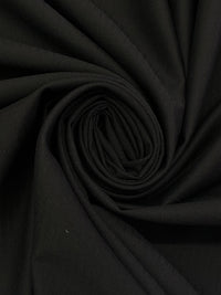 Black/Dark Blue Polyester/Wool Vertical Stripe Twill Suiting - Imported From Italy - 58W