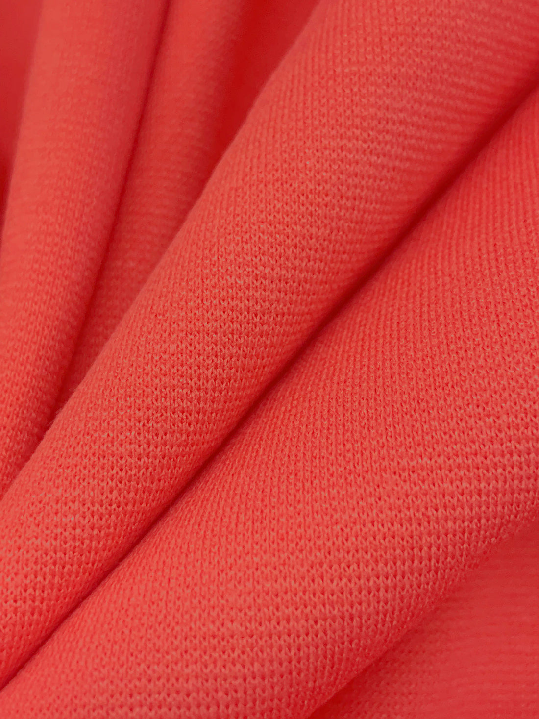 Muted Coral Red Rayon/Nylon/Lycra Ponte Knit 58W