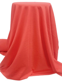 Muted Coral Red Rayon/Nylon/Lycra Ponte Knit 58W