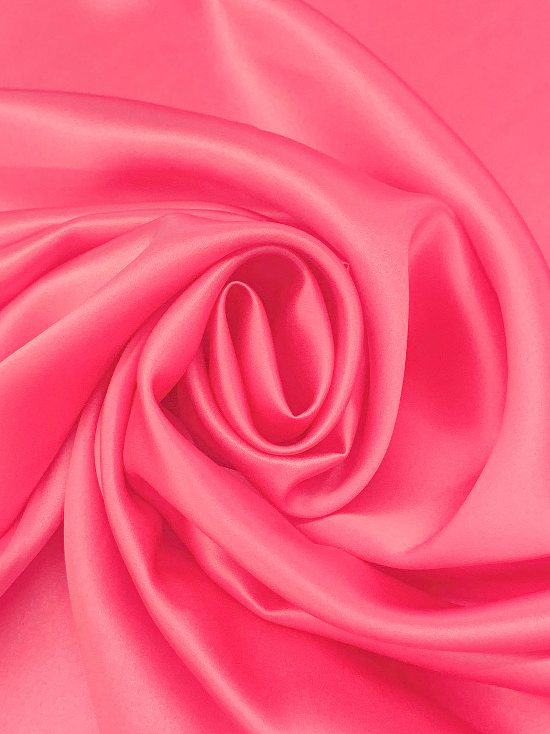 Strawberry Pink 100% Silk Charmeuse 56W