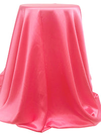 Strawberry Pink 100% Silk Charmeuse 56W