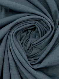 Iron Head Flower/Pearl Polyester/Rayon/Lycra Chambray-Look Double-Faced Satin - NY Designer - 54W