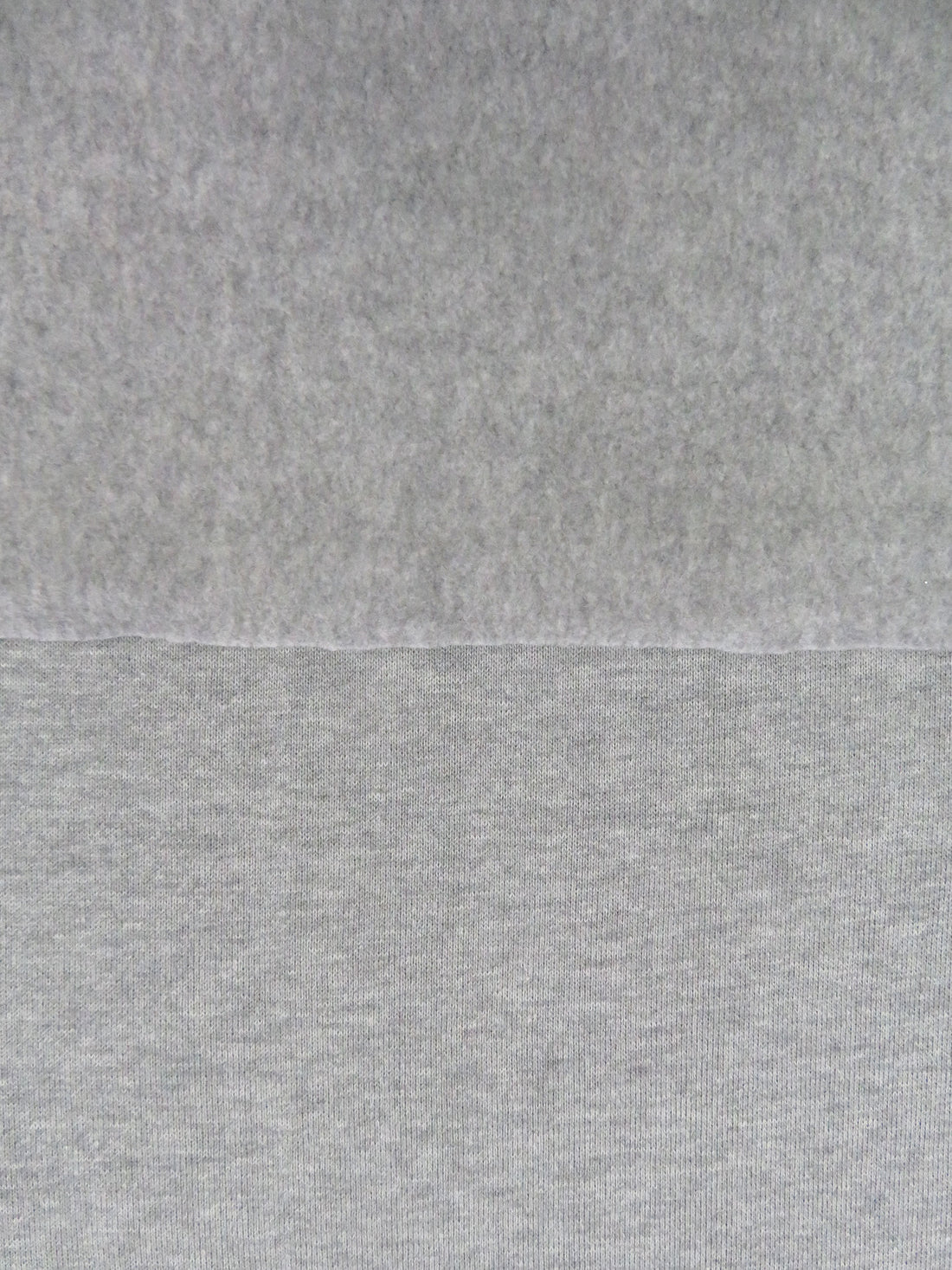 Cloud Gray Cotton/Polyester Heathered Tubular Sweatshirt Fleece 30W