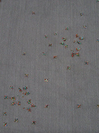 Black/Red/Green/Multi 100% Nylon Glitter Clumps On Netting 51W