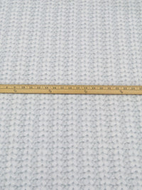 White/Light Gray/Ash Gray Polyester/Lycra Knitted Print ITY Knit - Norma Kamali - 58W