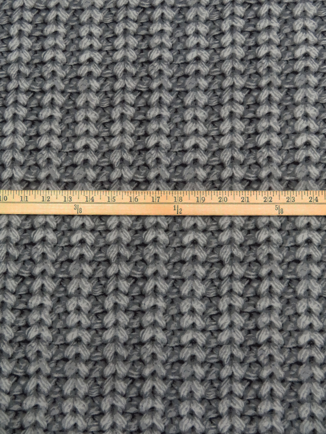 Charcoal/Cloud Gray/Black Polyester/Lycra Knitted Print ITY Knit - Norma Kamali - 59W