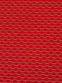 Carnelian/Gold Nylon/Metallic/Lycra Wavy Jacquard Double Knit - NY Designer - 62W