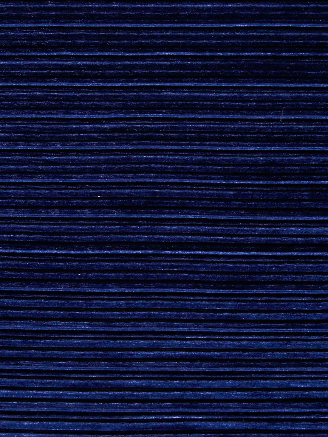 Dark Cetacean Blue Polyester/Lycra Pleated Stretch Velvet Knit 54W