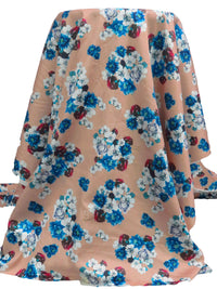 Tumbleweed/Rose Garnet/White/Multi 100% Cotton Floral Clusters Print Sateen Shirting 42W