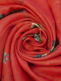 Chili Red/Ecru/Dirt/Multi 100% Cotton Floral Bunch Print Sateen Shirting 42W