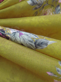 Old Moss Green/Byzantium/Myrtle Green/Multi 100% Cotton Floral Print Lawn 44W