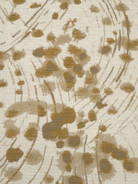 Bone/Sand/Muted Goldenrod/Stone Terrace 100% Polyester Abstract Organic Weave Tapestry Jacquard Upholstery Woven 56W