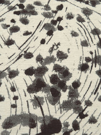 Bone/Betel Nut/Dim Gray 100% Polyester Abstract Organic Weave Tapestry Jacquard Upholstery Woven 56W