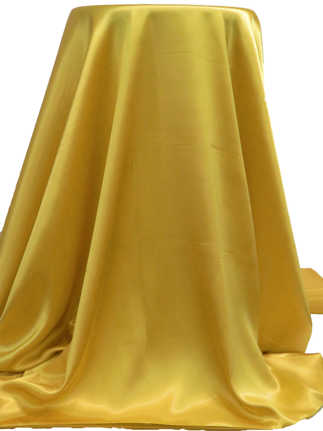Lemon Curry 100% Polyester Charmeuse 58W