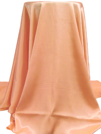 Pale Persimmon 100% Polyester Charmeuse 58W