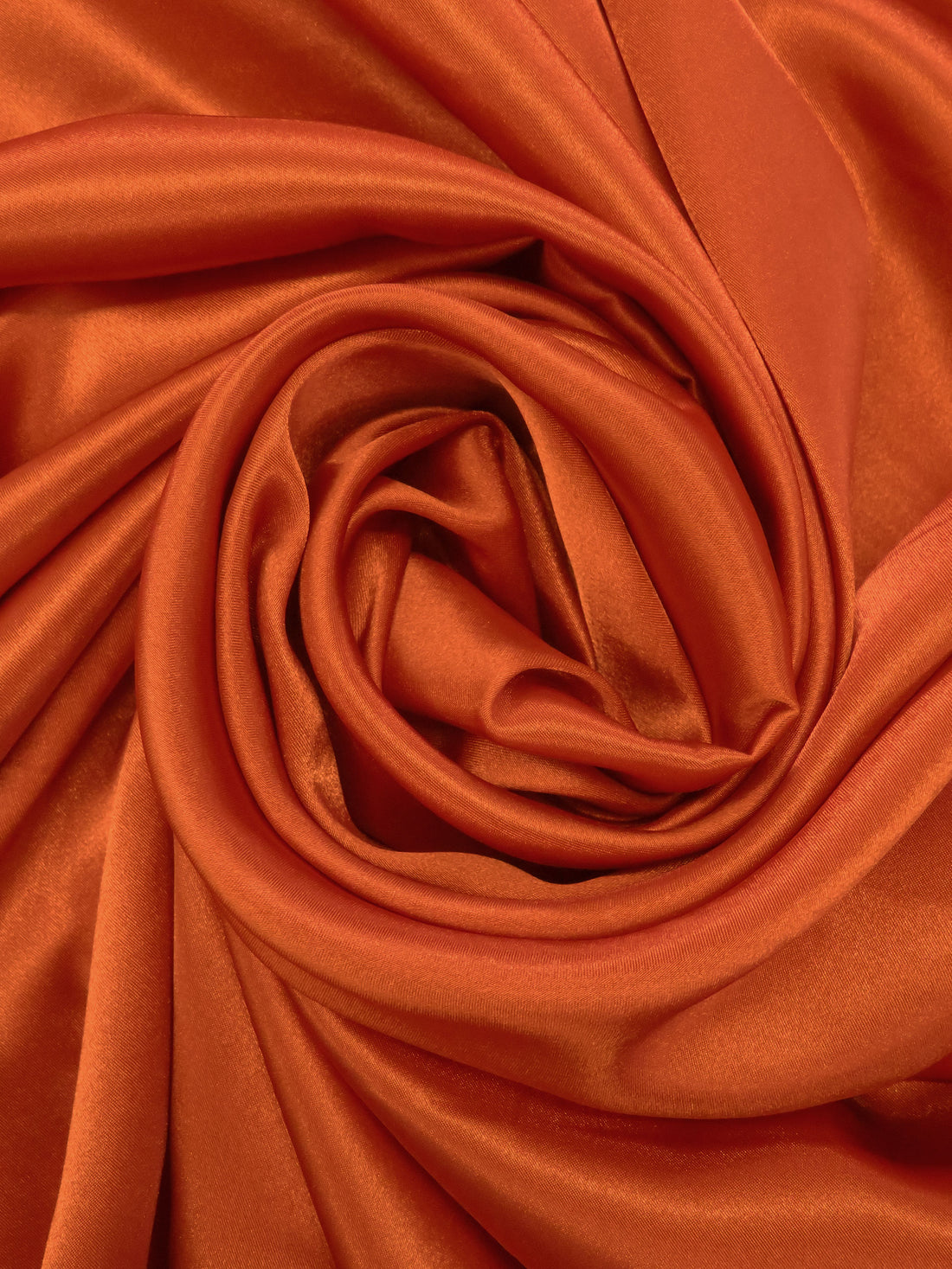 Rust 100% Polyester Charmeuse 58W