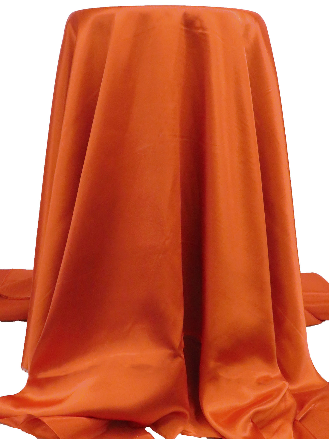 Rust 100% Polyester Charmeuse 58W