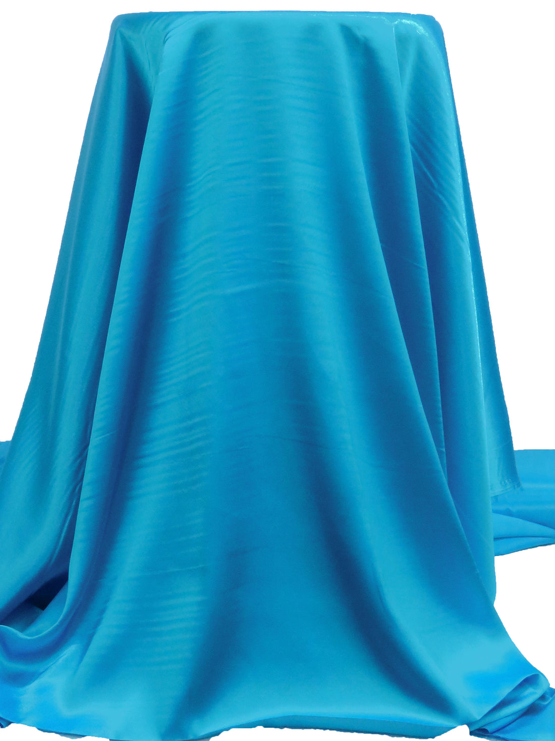 Rich Electric Blue 100% Polyester Charmeuse 58W