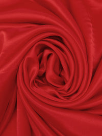 Rich Red 100% Polyester Charmeuse 58W