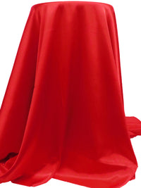 Rich Red 100% Polyester Charmeuse 58W